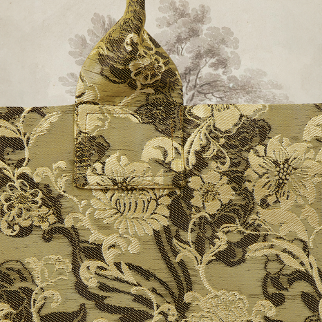 Powderham Damask Double Jacquard Reverse Picture Bag
