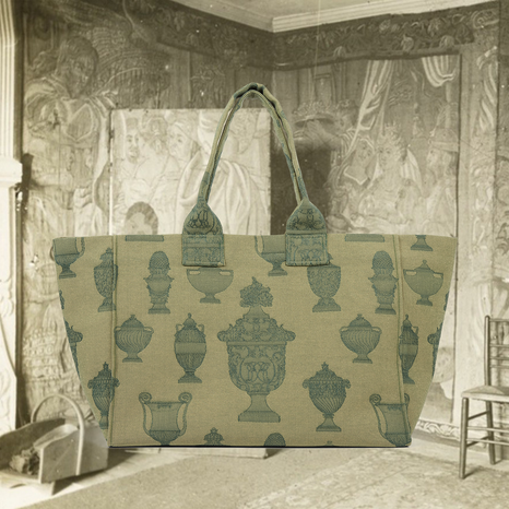 Sir John's Urn Reverse Jacquard Picture Bag