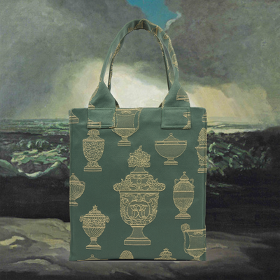 Load image into Gallery viewer, Sir John&#39;s Urn Jacquard Book Bag
