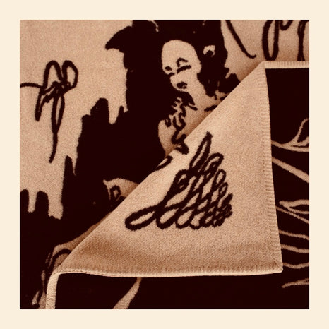 “Wildfell” Lambswool Cashmere Blanket</br>Giles Deacon x Peter Reed