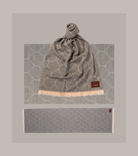 "Starling Guard" Lambswool Scarf, Giles Deacon x Joshua Ellis