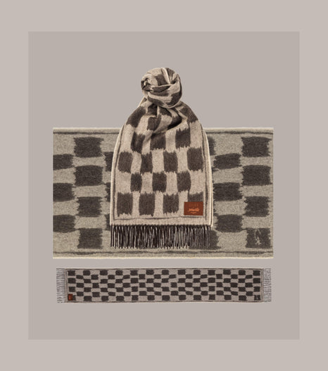 “Tudor Wall" Cashmere Scarf </br> Giles Deacon x Joshua Ellis