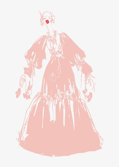 "Carnation Kristen" Screenprint