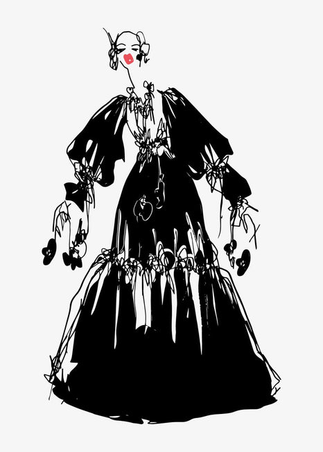 "Dhalia Kristen" Screenprint