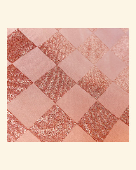 "Cosmo Check" Jacquard Picture Bag