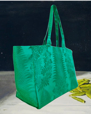 Load image into Gallery viewer, &quot;Racing Damask&quot; Jacquard Picture Bag
